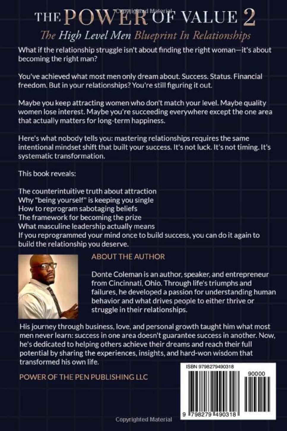 The Power Of Value 2: THE HIGH LEVEL MEN BLUEPRINT IN RELATIONSHIPS